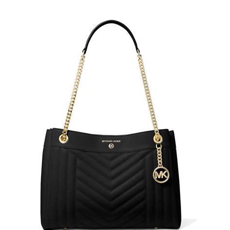 michael michael kors susan medium quilted leather shoulder bag|small shoulder bag michael kors.